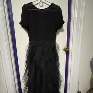 BCBG dress black maxi dress with mesh size 2
